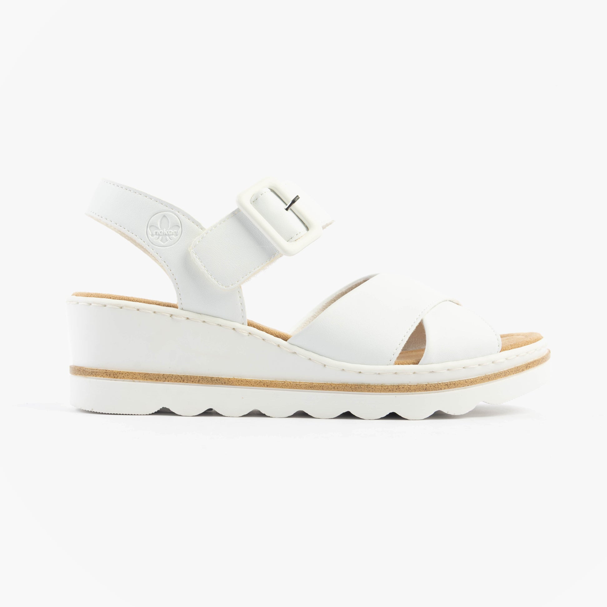 Rieker 67463-80 Womens Sandals White