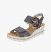 Rieker 67476-14 Womens Sandals Blue Multi