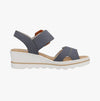 Rieker 67476-14 Womens Sandals Blue Multi