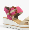 67476-31 Womens Sandals Beige Combination
