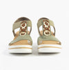 67498-52 Womens Sandals Green Combination