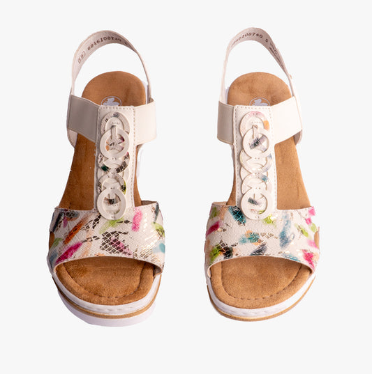 Rieker 67498-90 Womens Sandals Multi