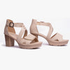 Rieker 67578-60 Womens Sandals Beige
