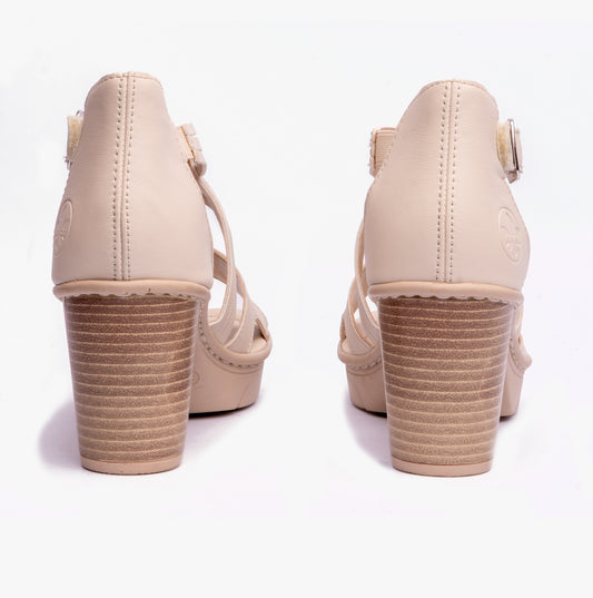 Rieker 67578-60 Womens Sandals Beige