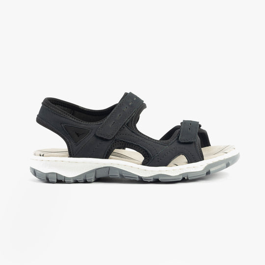 Rieker 68866 Womens Walking Sandals Navy