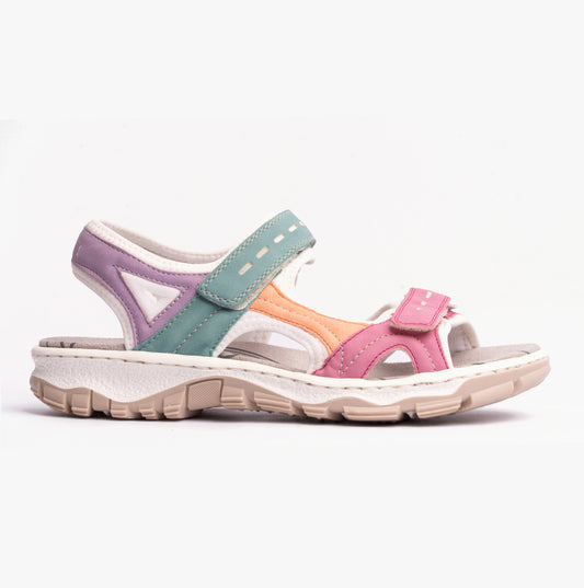Rieker 68866-92 Womens Sandals Multi