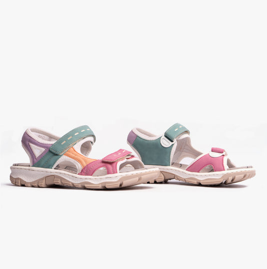 Rieker 68866-92 Womens Sandals Multi