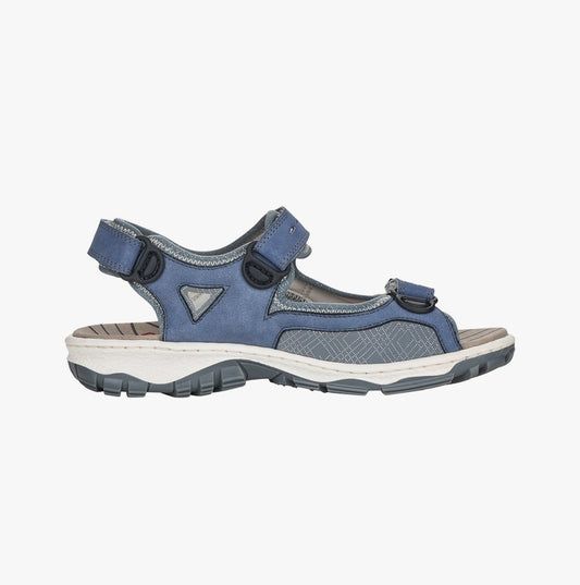 Rieker 68874-14 Womens Sandals Blue