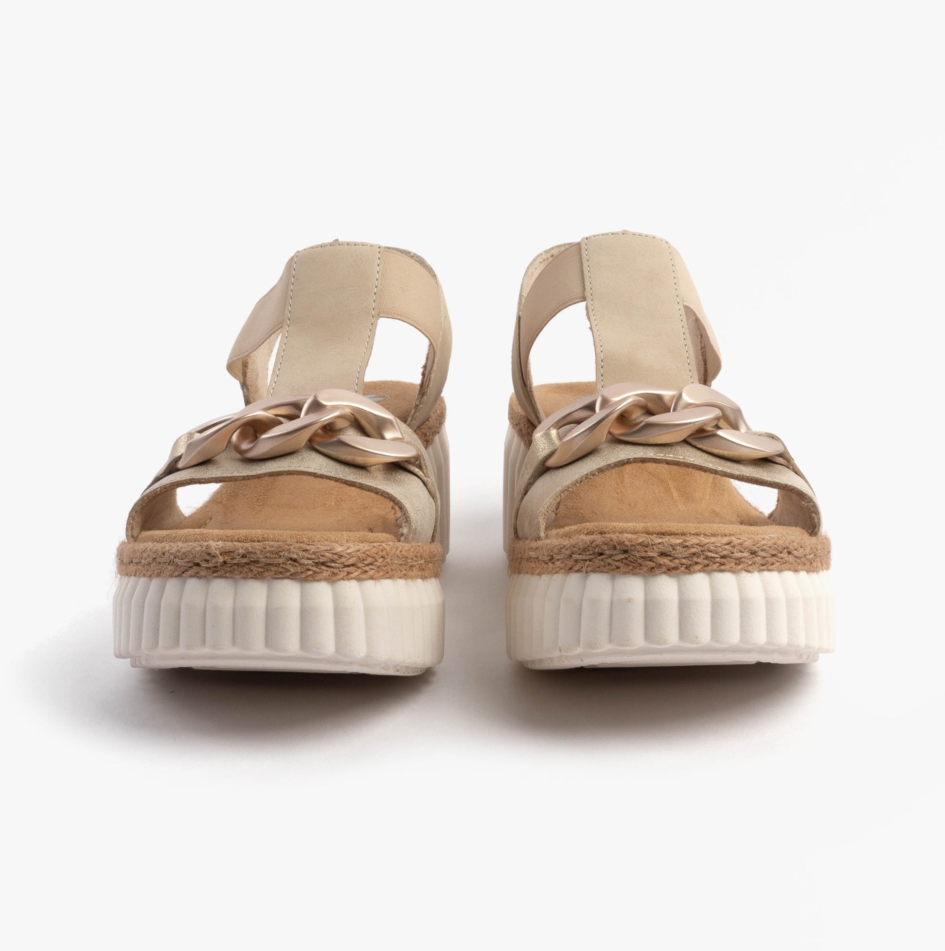 Rieker 69158-60 Womens Sandals Beige