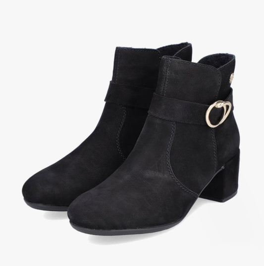 Rieker 70289-00 Womens Ankle Boots Black