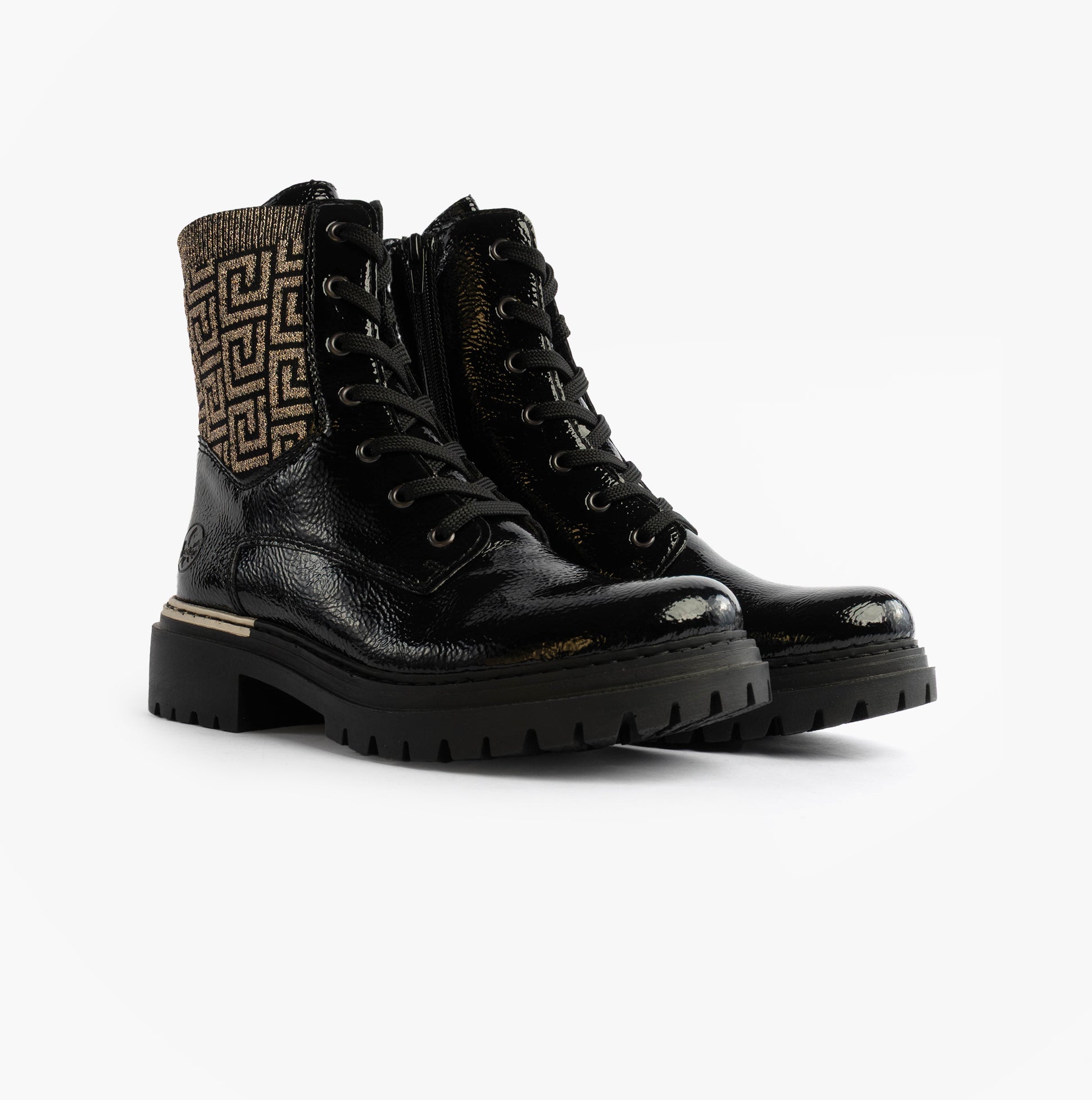 Rieker 72607-00 Womens Boots Black Combination