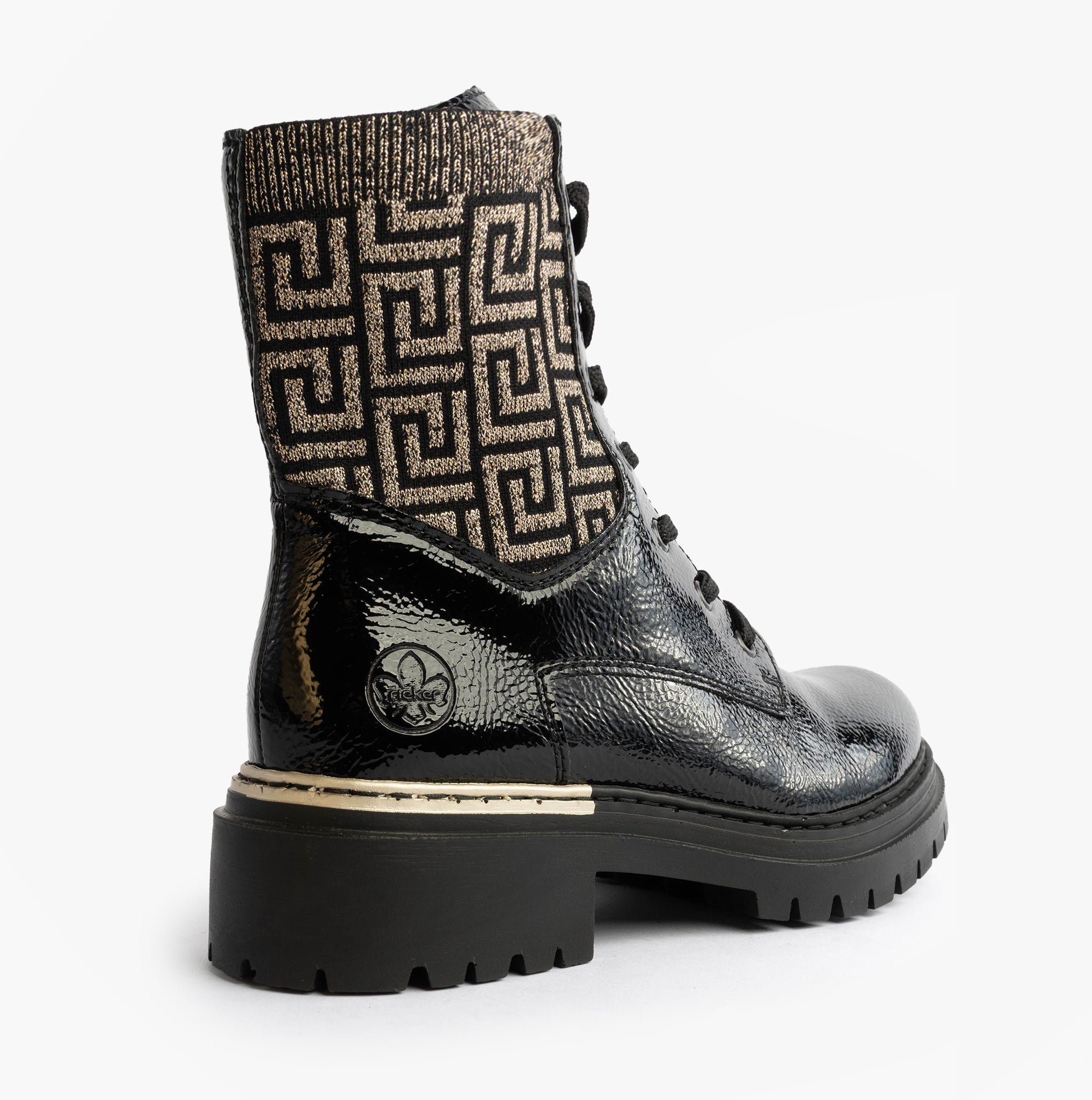 Rieker 72607-00 Womens Boots Black Combination