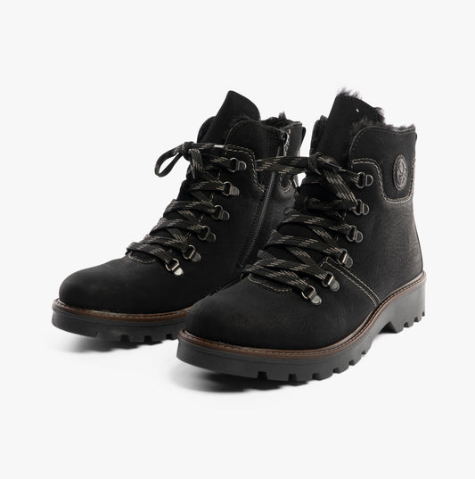 Rieker 73232-00 Womens Boots Black