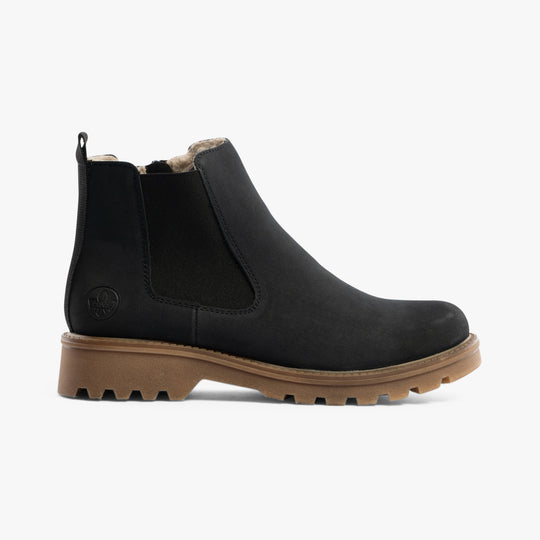 Rieker 73250 Womens Chelsea Boots Blue