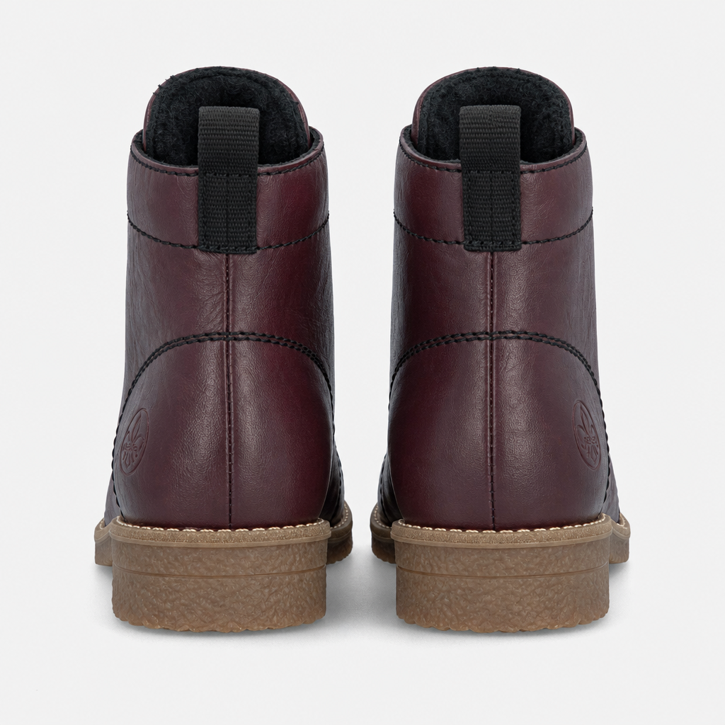 Rieker 73500 Womens Ankle Boots Red