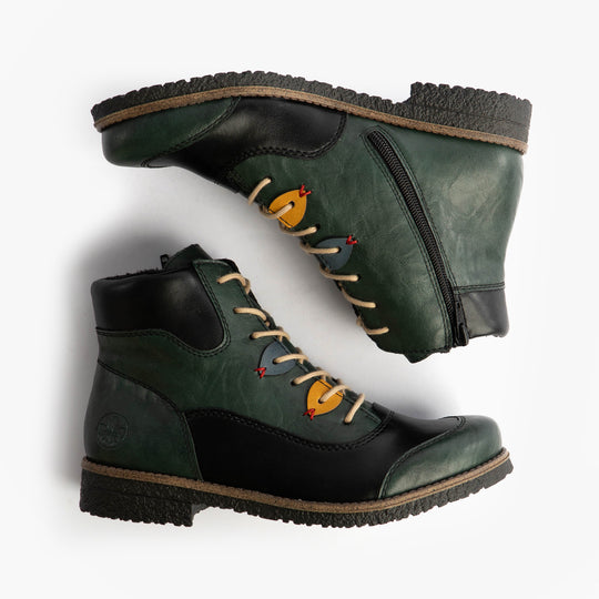Rieker 73510 Womens Ankle Boots Multi