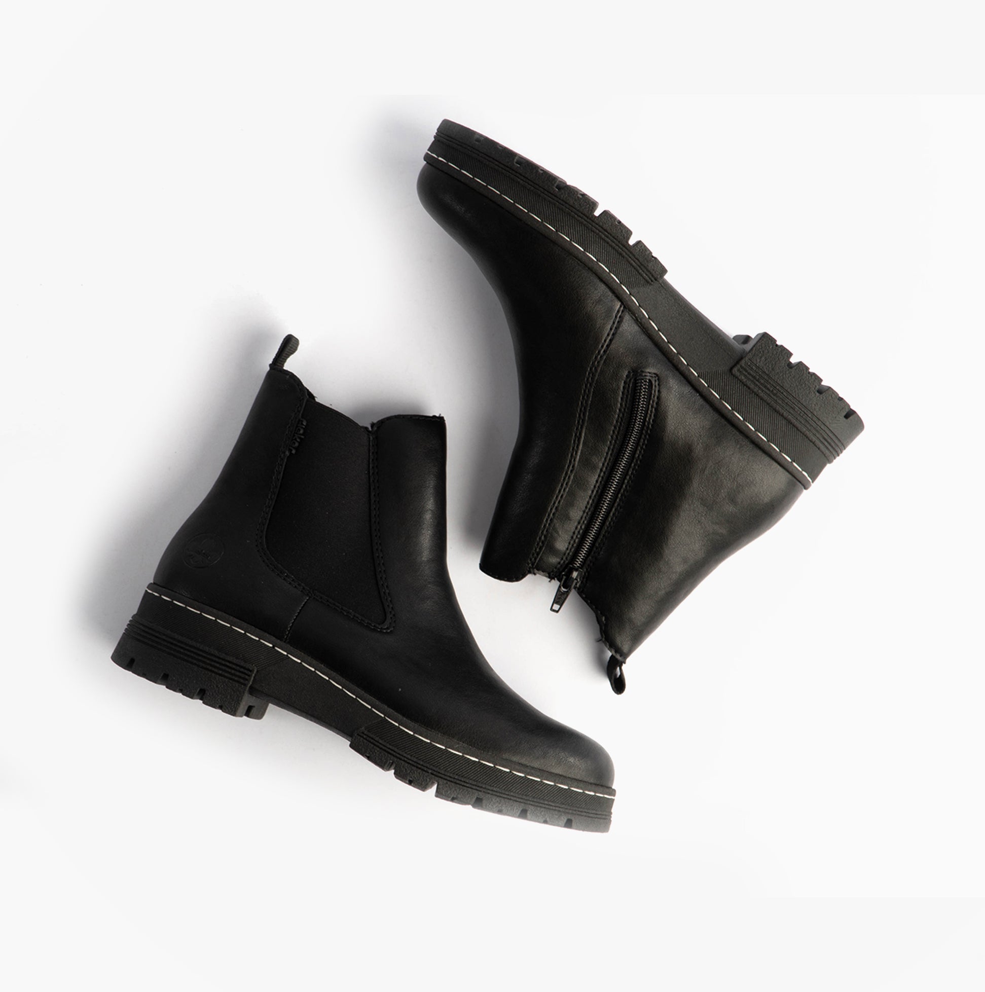 Rieker 73892-00 Womens Boots Black