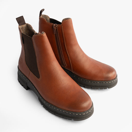 Rieker 73892 Womens Chelsea Boots Brown