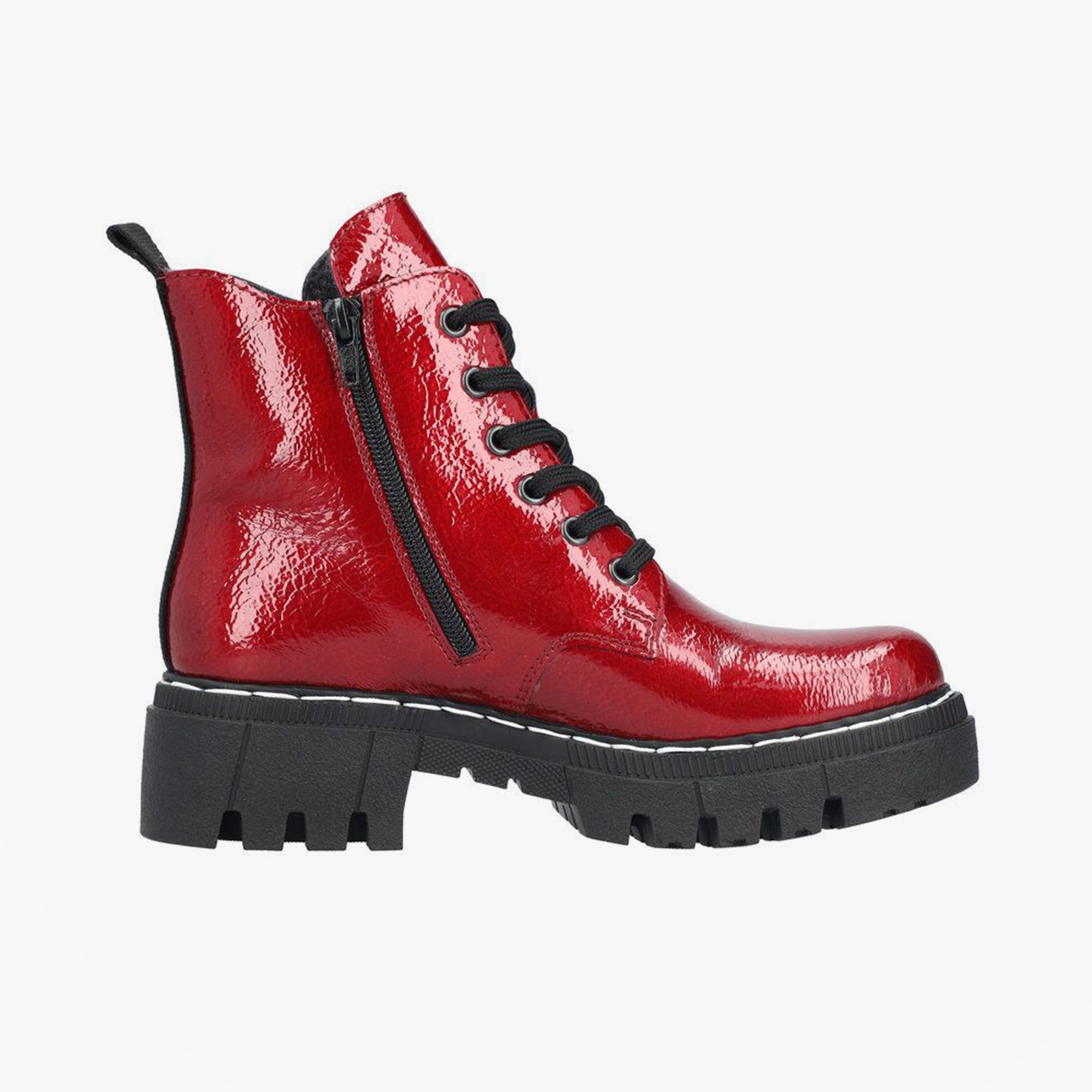 Rieker 74020-33 Womens Boots Red