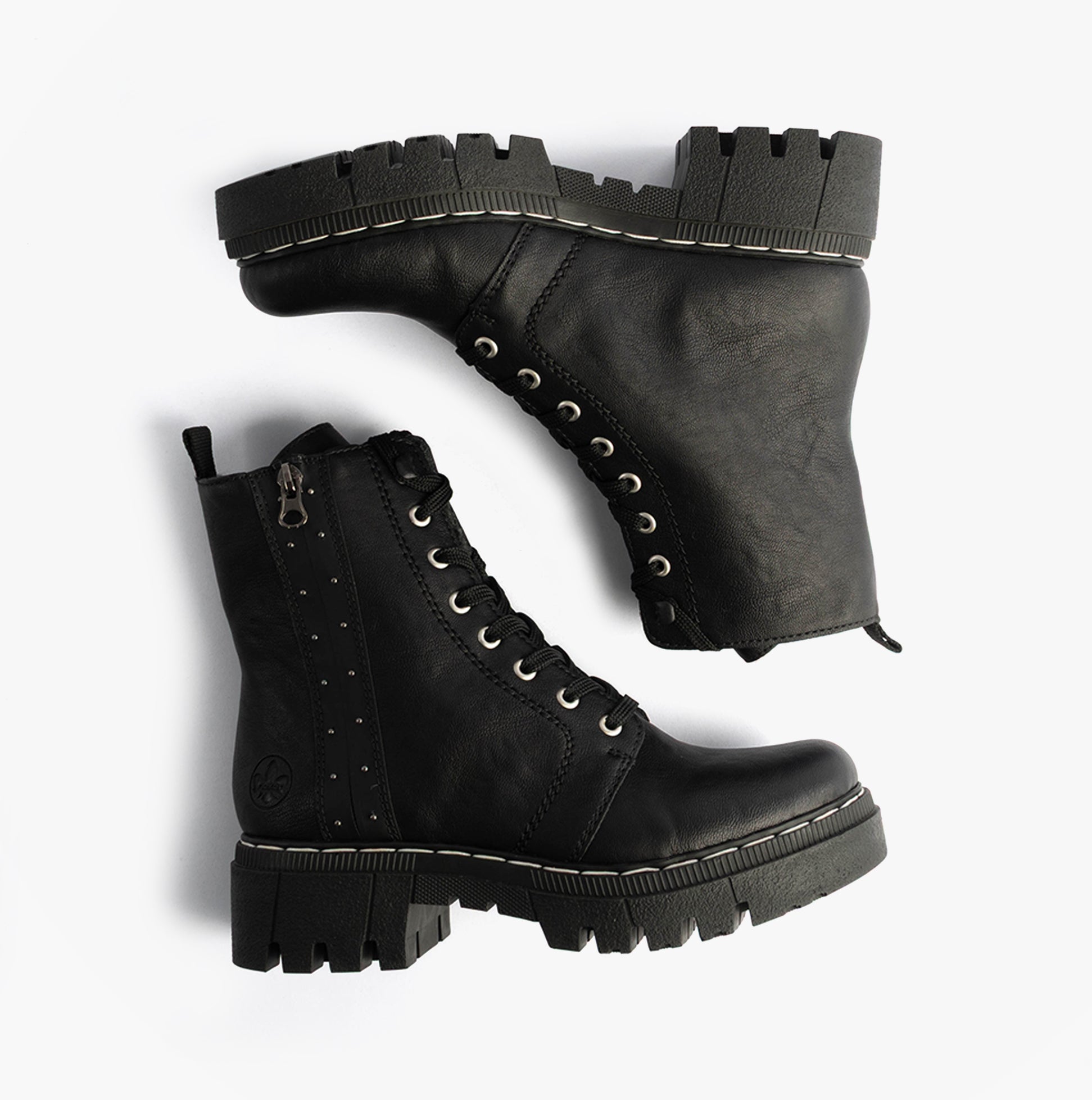 Rieker 74044-00 Womens Boots Black