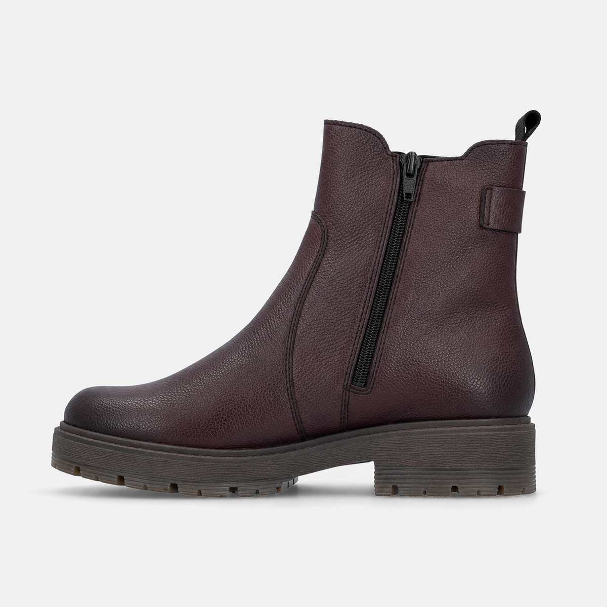 Rieker 75860 Womens Chelsea Boots Cherry