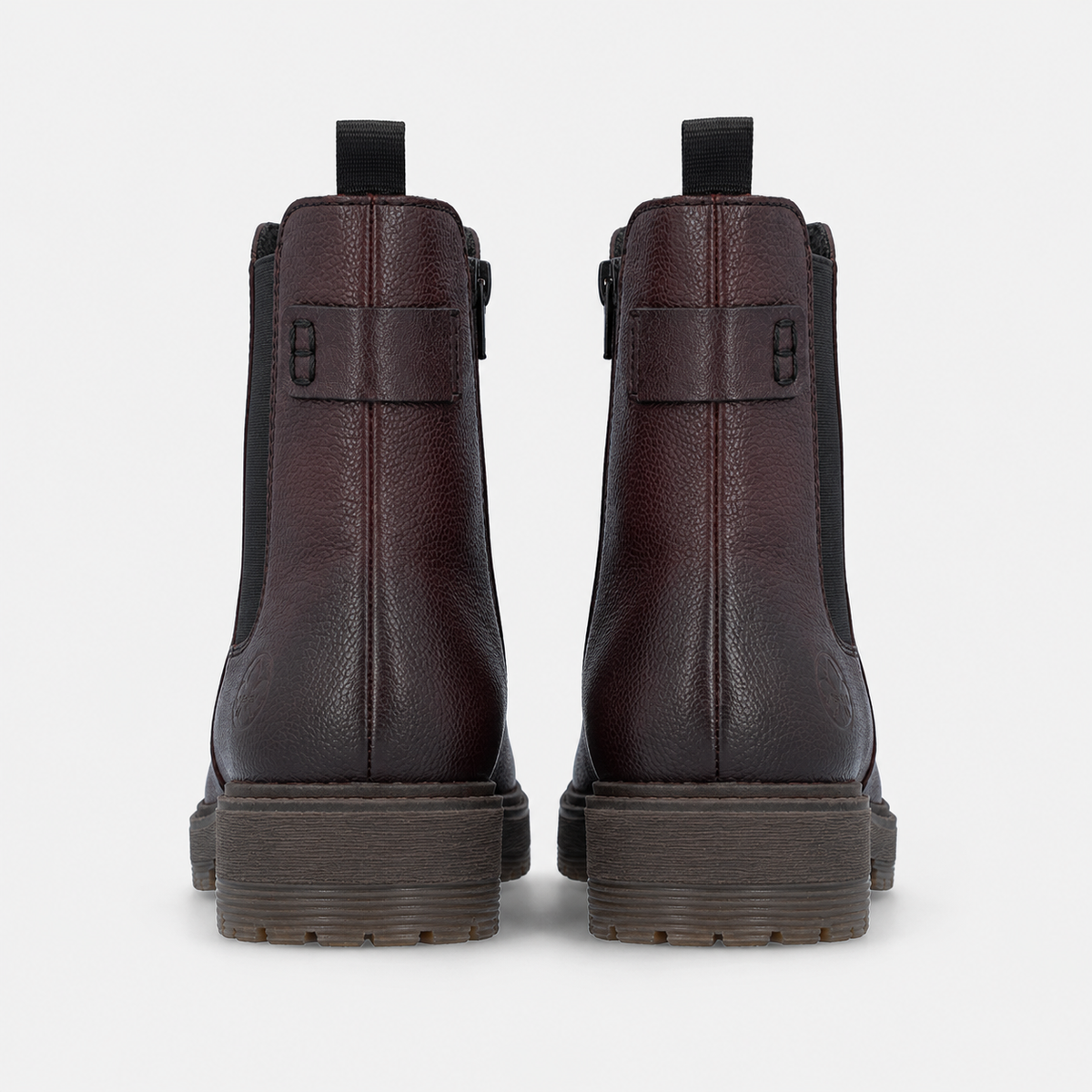 Rieker 75860 Womens Chelsea Boots Cherry