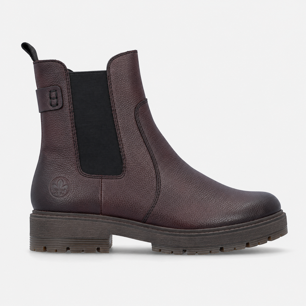 Rieker 75860 Womens Chelsea Boots Cherry