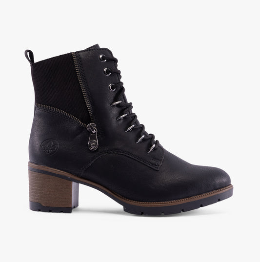 Rieker 77520-00 Womens Boots Black
