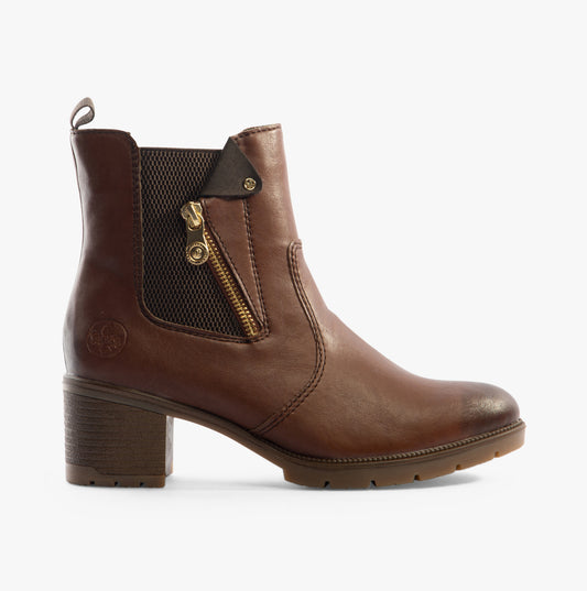 Rieker 77550-22 Womens Boots Brown