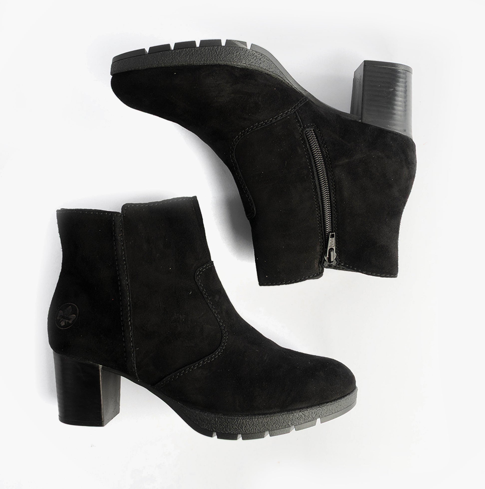 Rieker 77665-00 Womens Boots Black