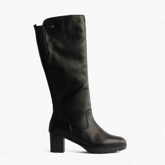 Rieker 77684 Womens Mid-Calf Boots Black
