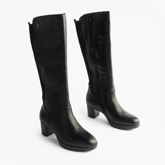 Rieker 77684 Womens Mid-Calf Boots Black