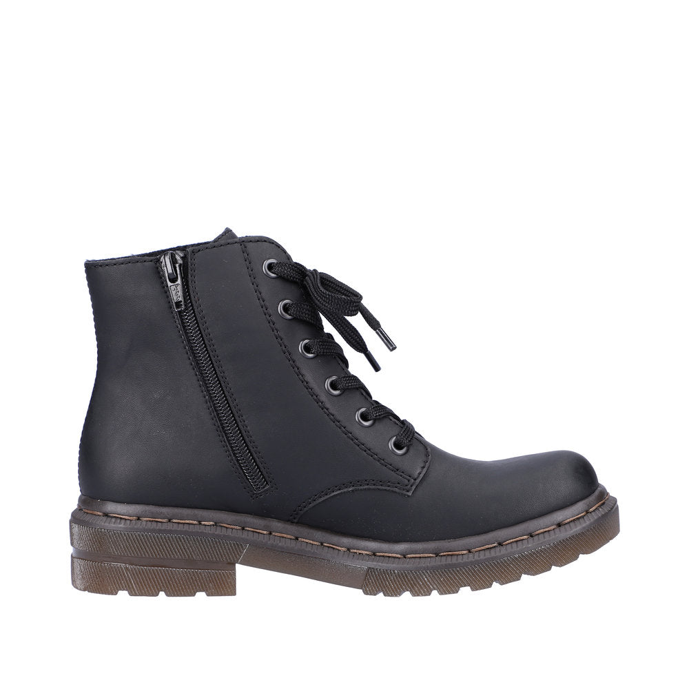 Rieker 78240-00 Womens Ankle Boots Black
