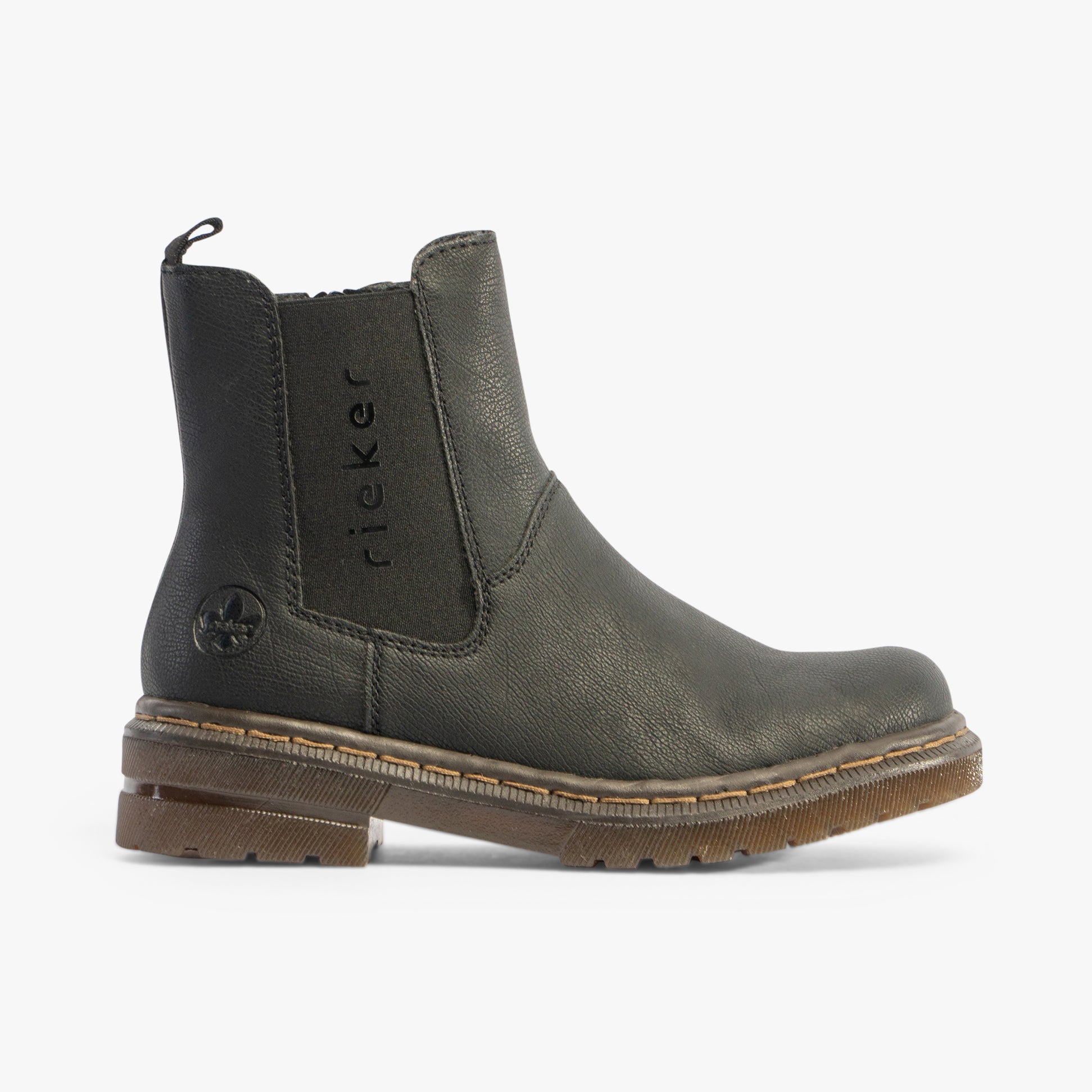 Rieker 78292-00 Womens Ankle Boots Black