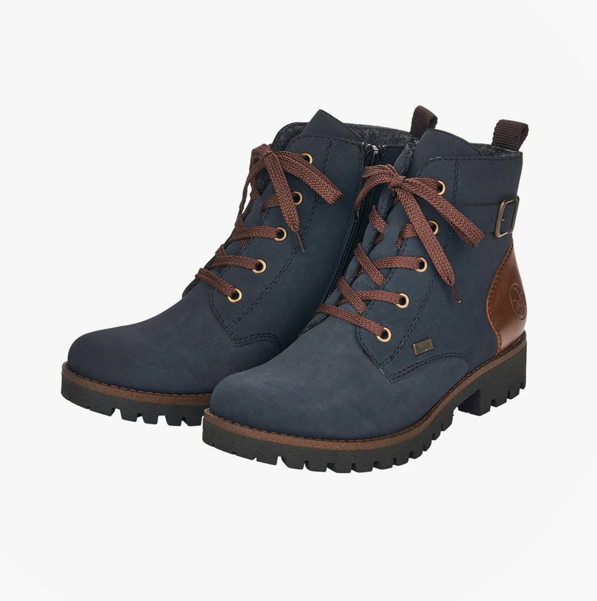 Rieker 78502-14 Womens Boots Blue