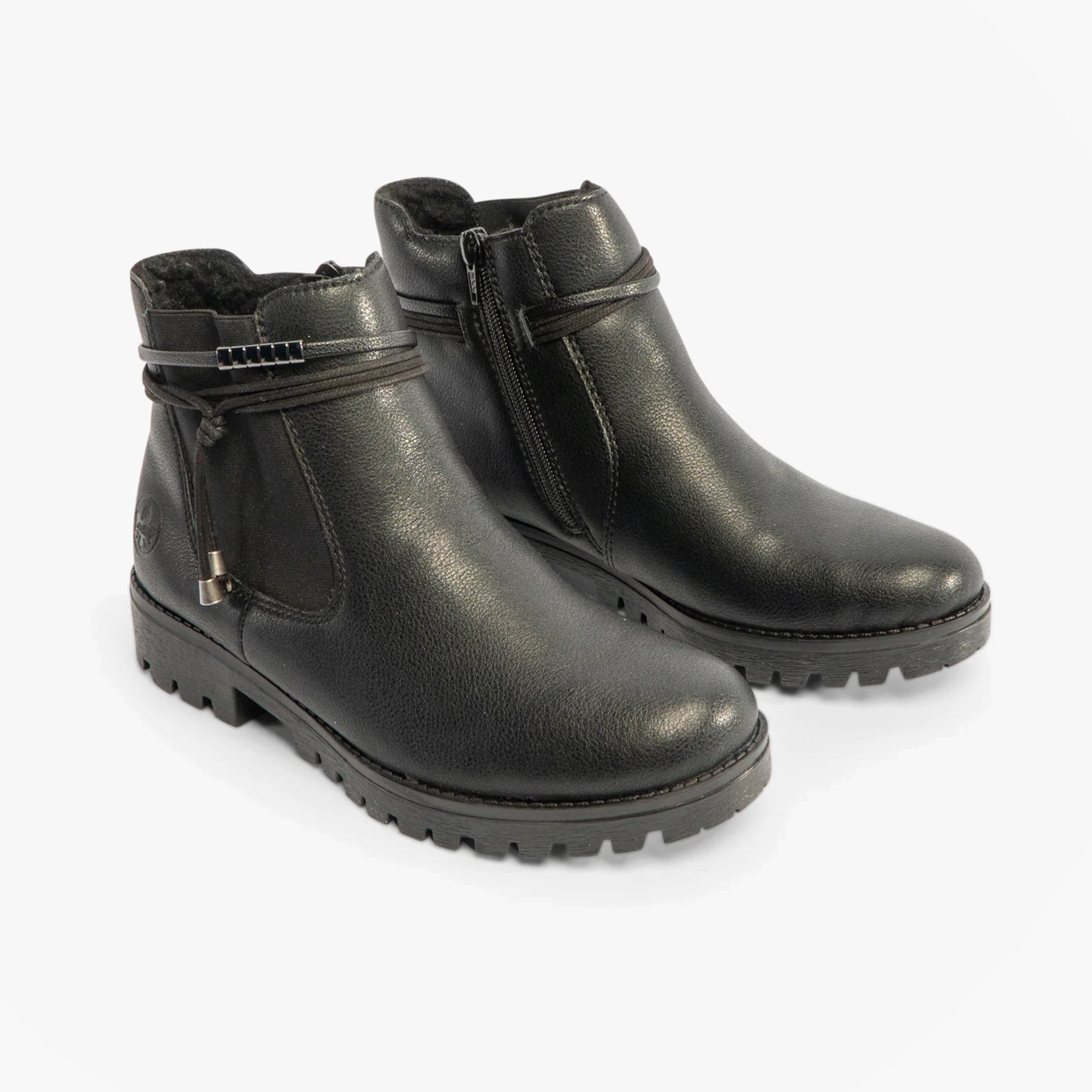 Rieker 78565-00 Womens Boots Black