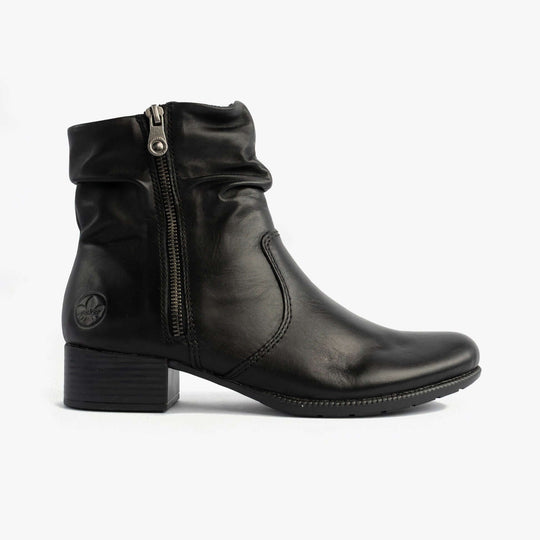Rieker 78656 Womens Ankle Boots Black