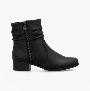 Rieker 78656-00 Womens Boots Black