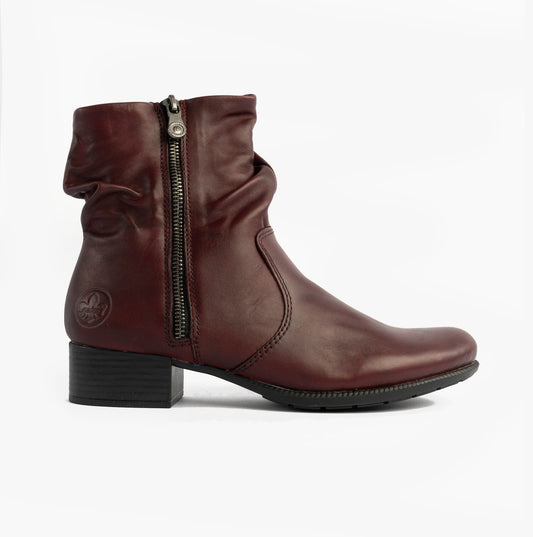 Rieker 78656-35 Womens Boots Red