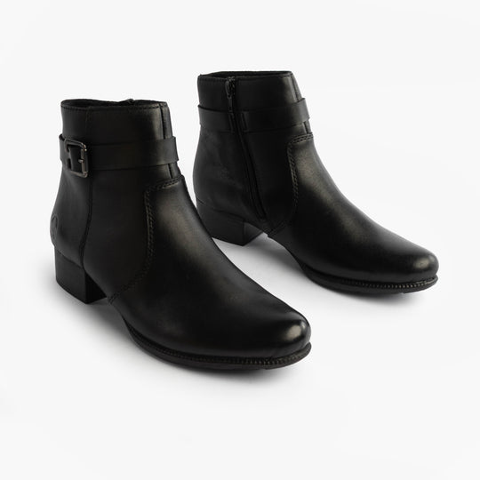 Rieker 78664 Womens Ankle Boots Black