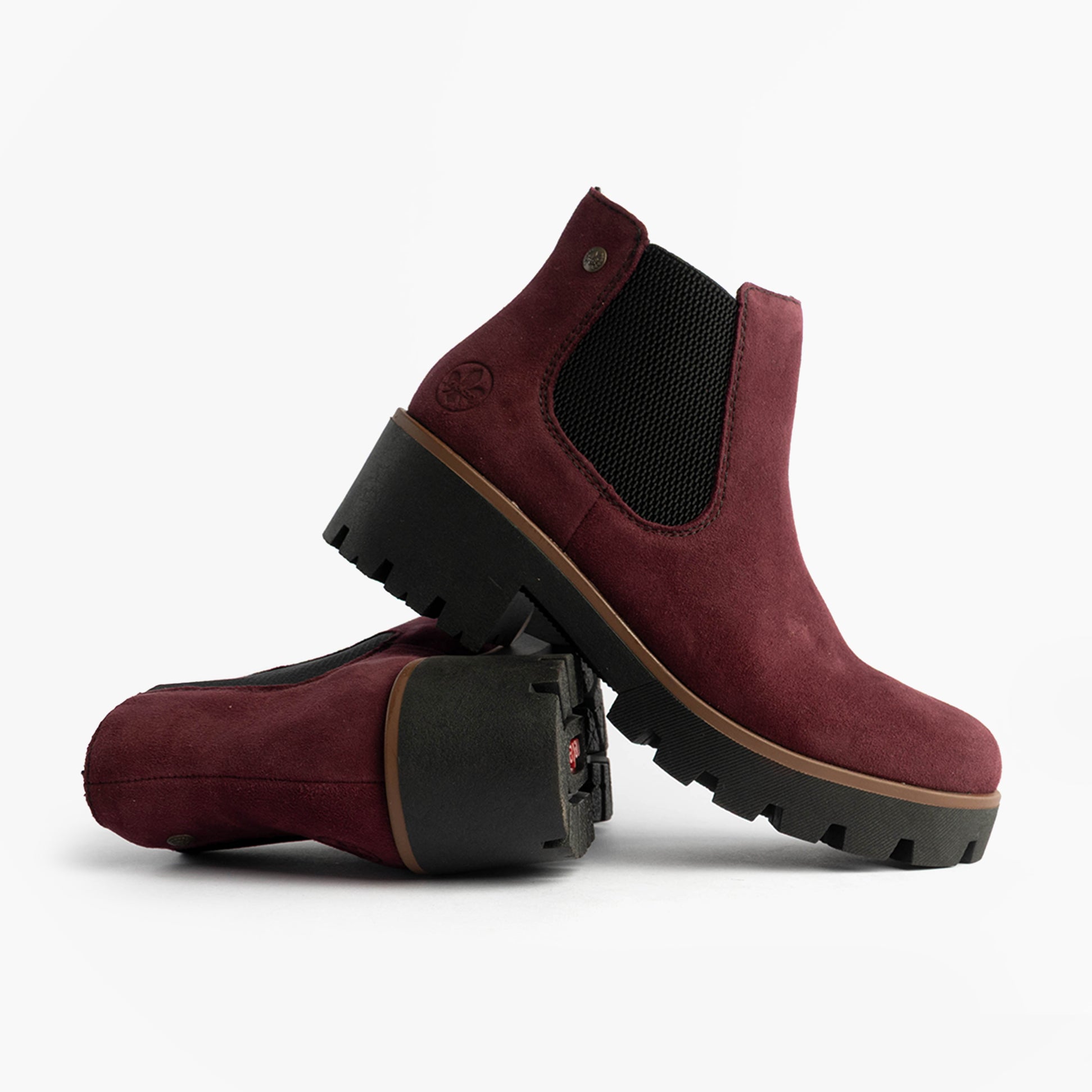 Rieker 79265-30 Womens Boots Red