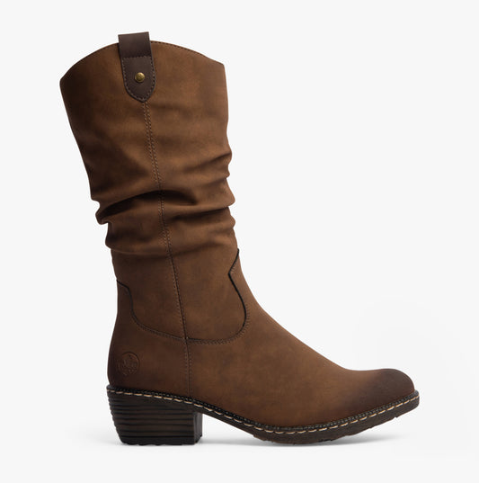 Rieker 93775-25 Womens Boots Brown