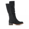 Rieker 94652-00 Womens Knee High Boots Black