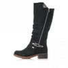 Rieker 94652-00 Womens Knee High Boots Black