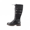 Rieker 94732-00 Womens Knee High Boots Black