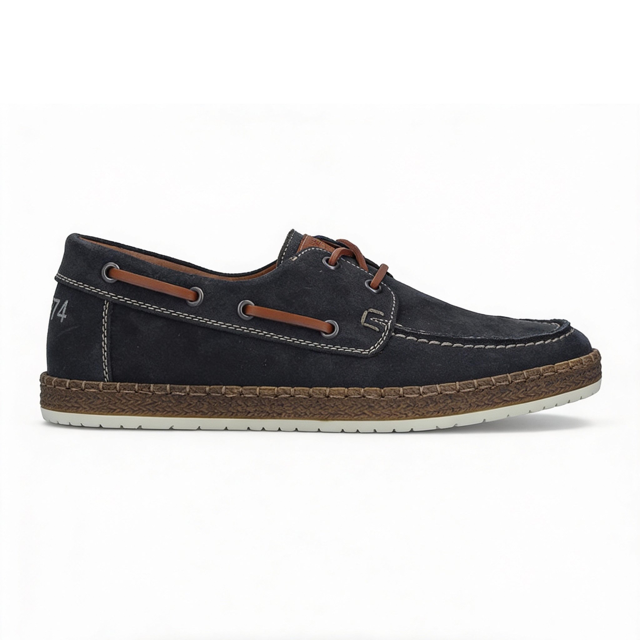 Rieker B5220 Mens Boat & Deck Shoes Blue