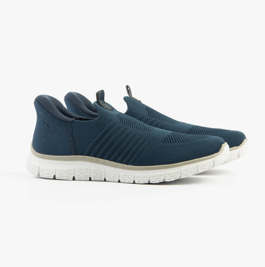 Rieker B6659-14 Mens Shoes Blue