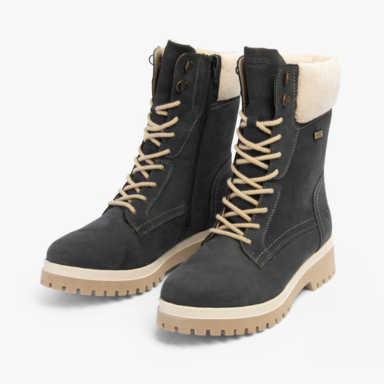 Rieker D1B76 Womens Ankle Boots Blue