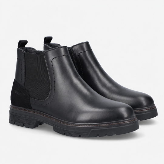 Rieker F2750 Mens Chelsea Boots Black