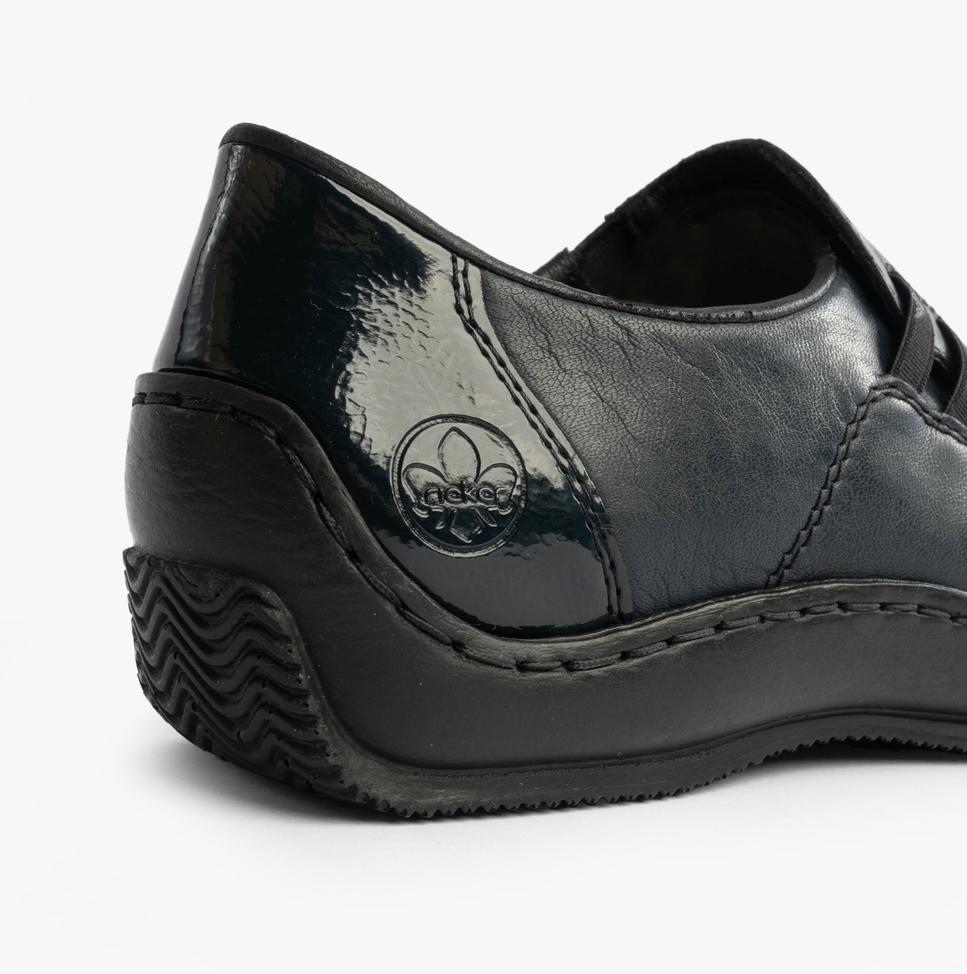 Rieker L1777-14 Womens Casual Shoes blue